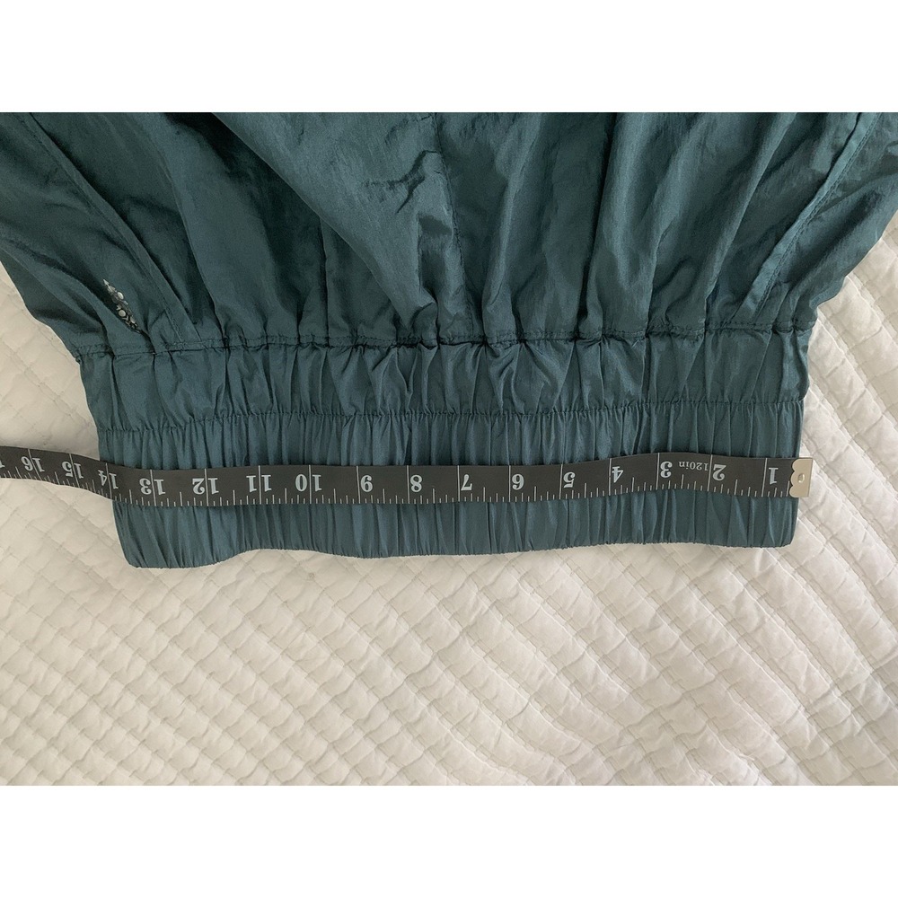 Free‎ People Movement The Way Home Shorts Sz M Peacock Blue Split Hem Running - Picture 9 of 12